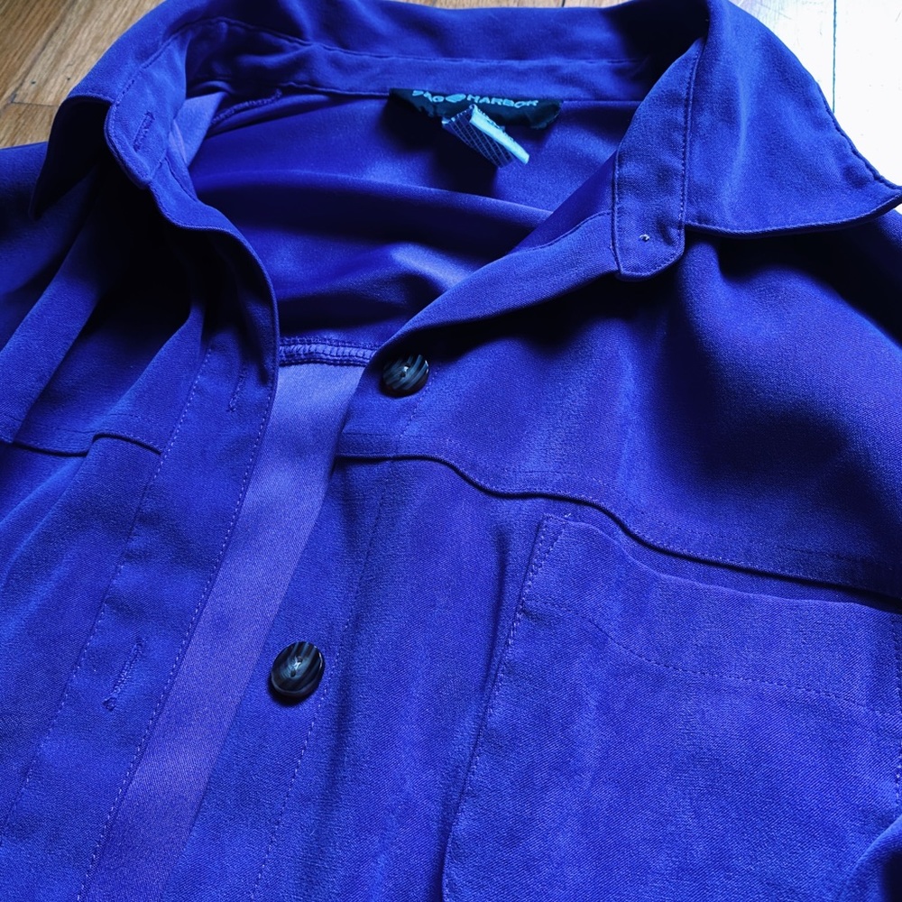 Velvet Button Up